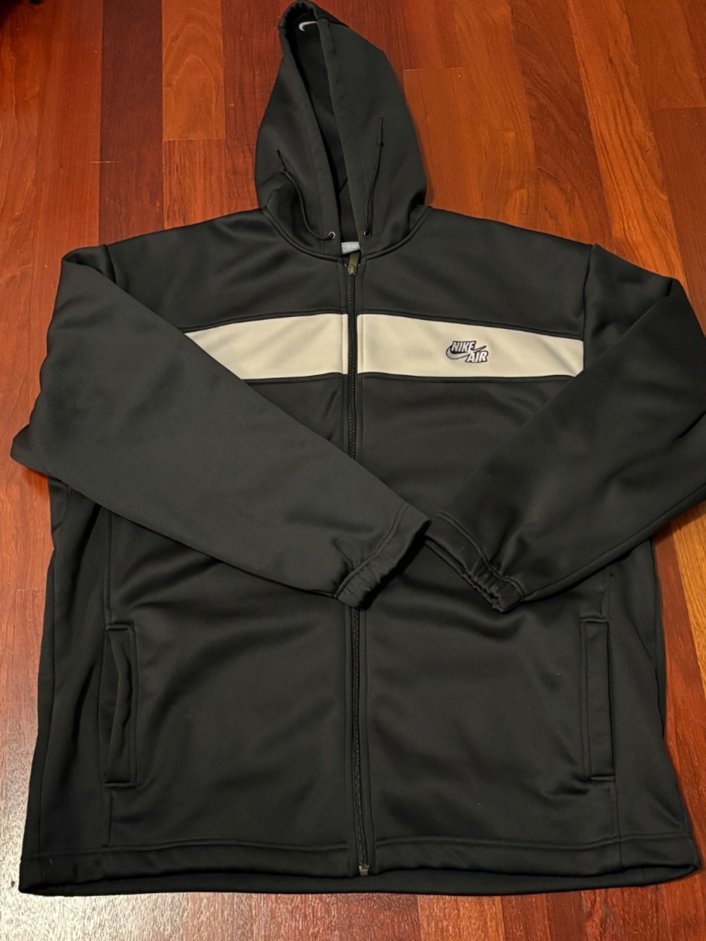 Vintage Y2K-era Nike Air Full-Zip Fleece Hoodie